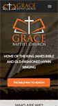 Mobile Screenshot of gracebaptistchurch.ca