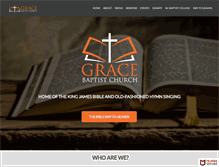 Tablet Screenshot of gracebaptistchurch.ca